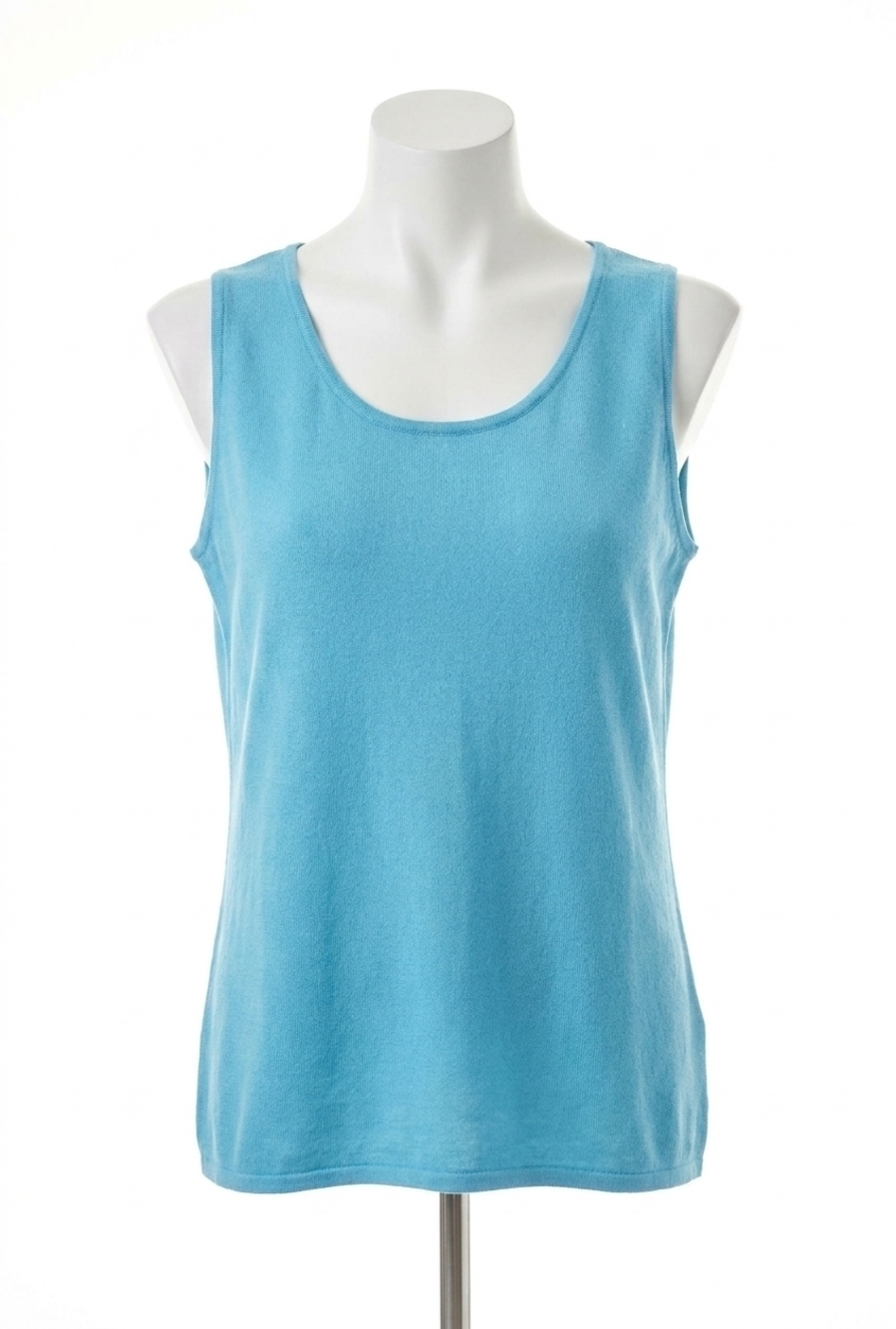 NEW ANGEL bra-friendly tank top in turquoise